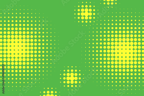 Abstract Creative concept vector comics pop art style blank layout template with clouds beams and isolated dots pattern on background. For Web and Mobile Applications, illustration template design