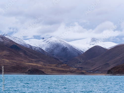 Yamdrok Lake in Tibet ,China