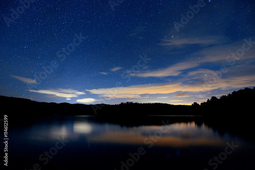 Star night lake