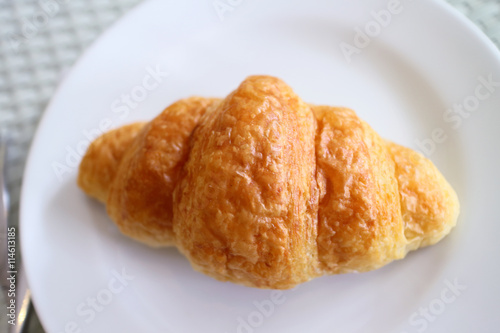 Croissant bekery food for breakfast