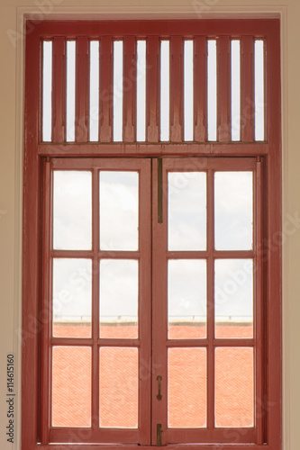 Wood window texture
