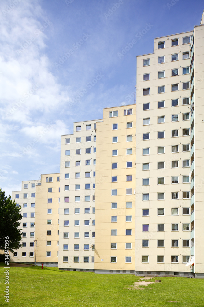 Fototapeta premium Hochhaus Grohner Düne