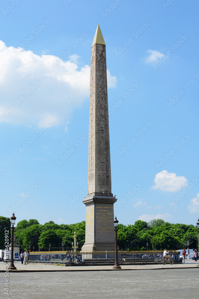 Obelisk auf dem Place de la Concorde in Paris