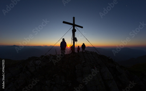 Sunrise On Top Of Mt. Mirnock 2.110m in Carinthia Austria