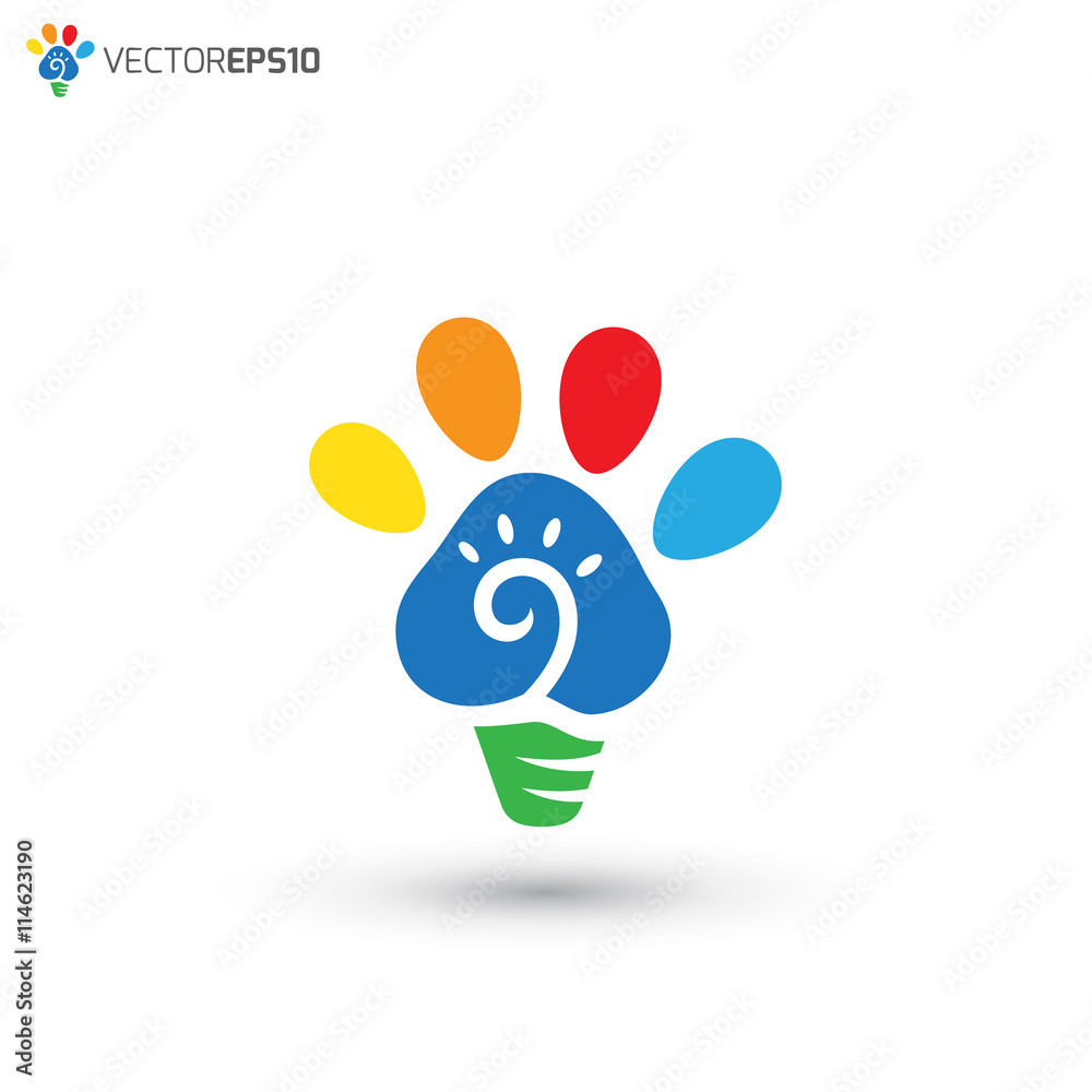 Fototapeta premium Pet Idea Logo