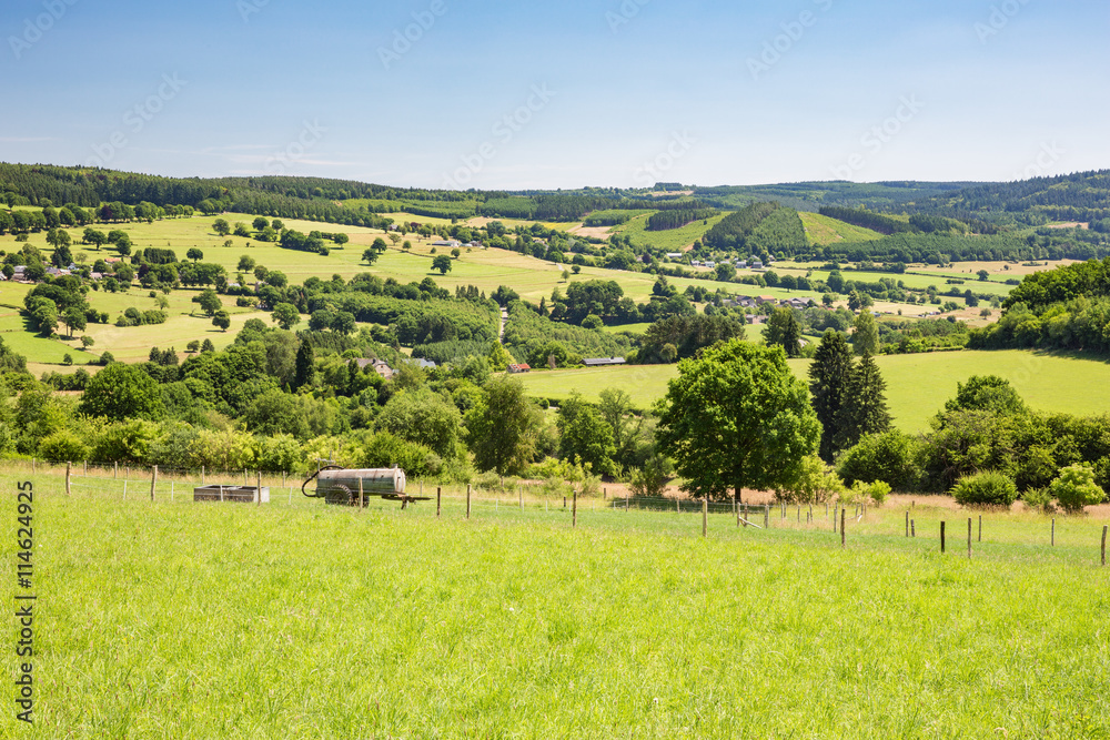 Countryside in the Belgian Ardennes