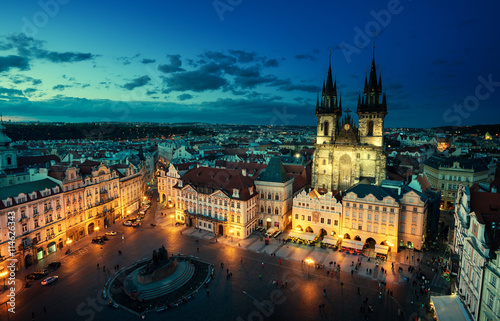 Old town square in Prague, Czech republic