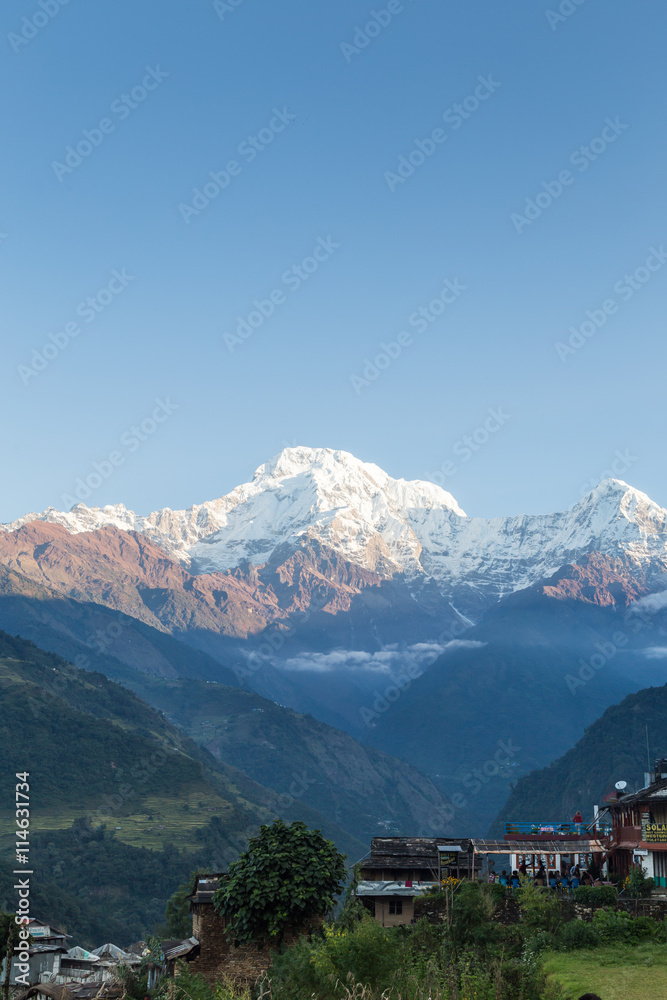 Fototapeta premium annapurna mountain