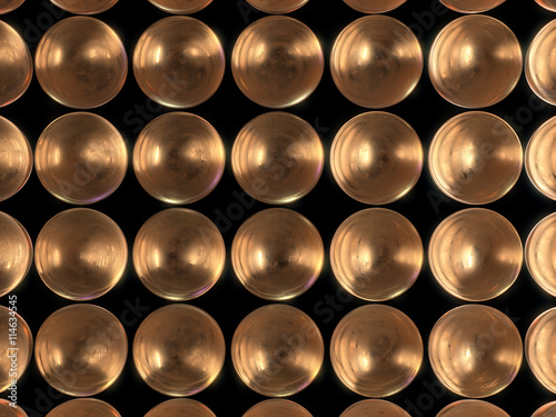 3D render of Abstract Gold Dots pattern background