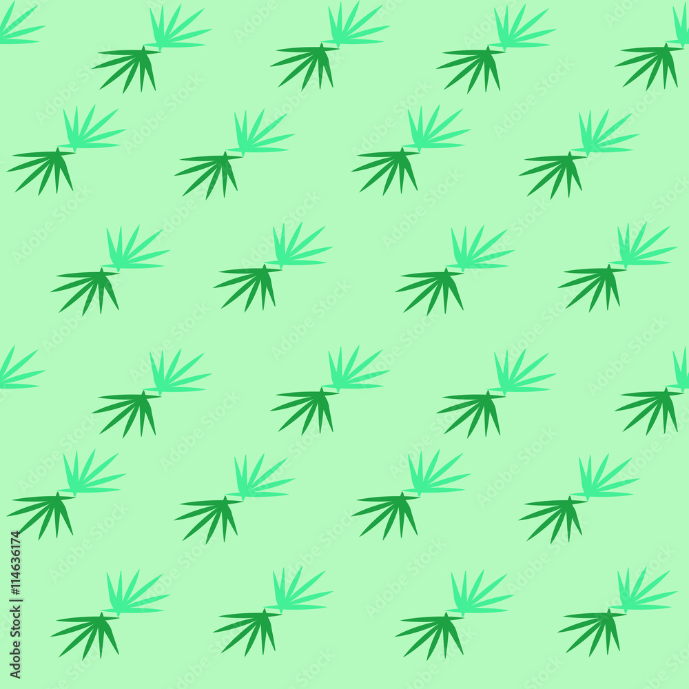 Grass seamless pattern.