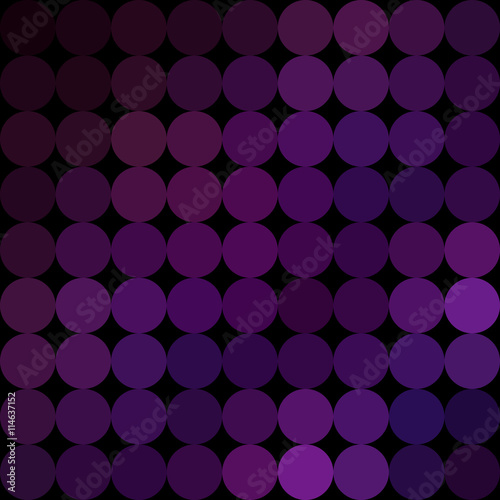 Gradient low poly circle style vector mosaic background