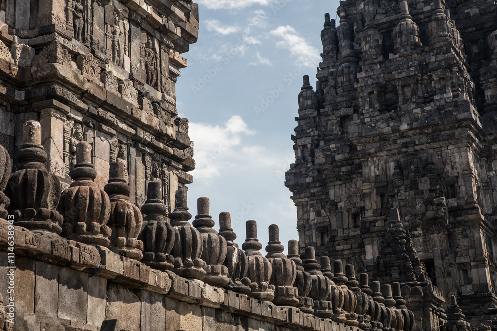 Candi Prambanan is a massive 9th-century Hindu temple compound built near Yogyakarta in Central Java, Indonesia. This impressive UNESCO World Heritage Site is dedicated to Brahma, Vishnu, and Shiva.