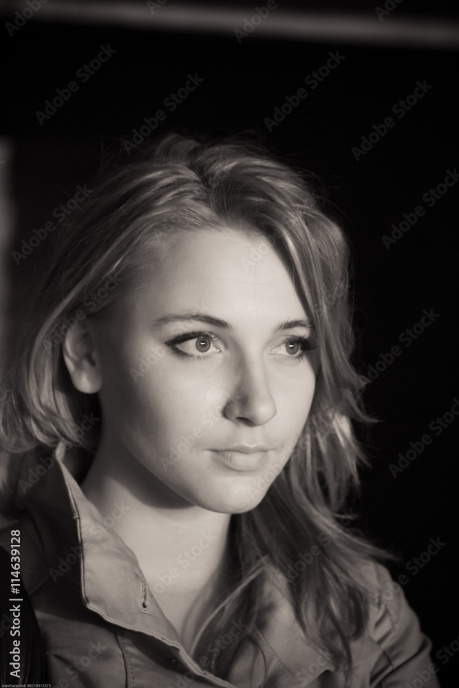 Blondie girl portrait Blondie girl portrait
