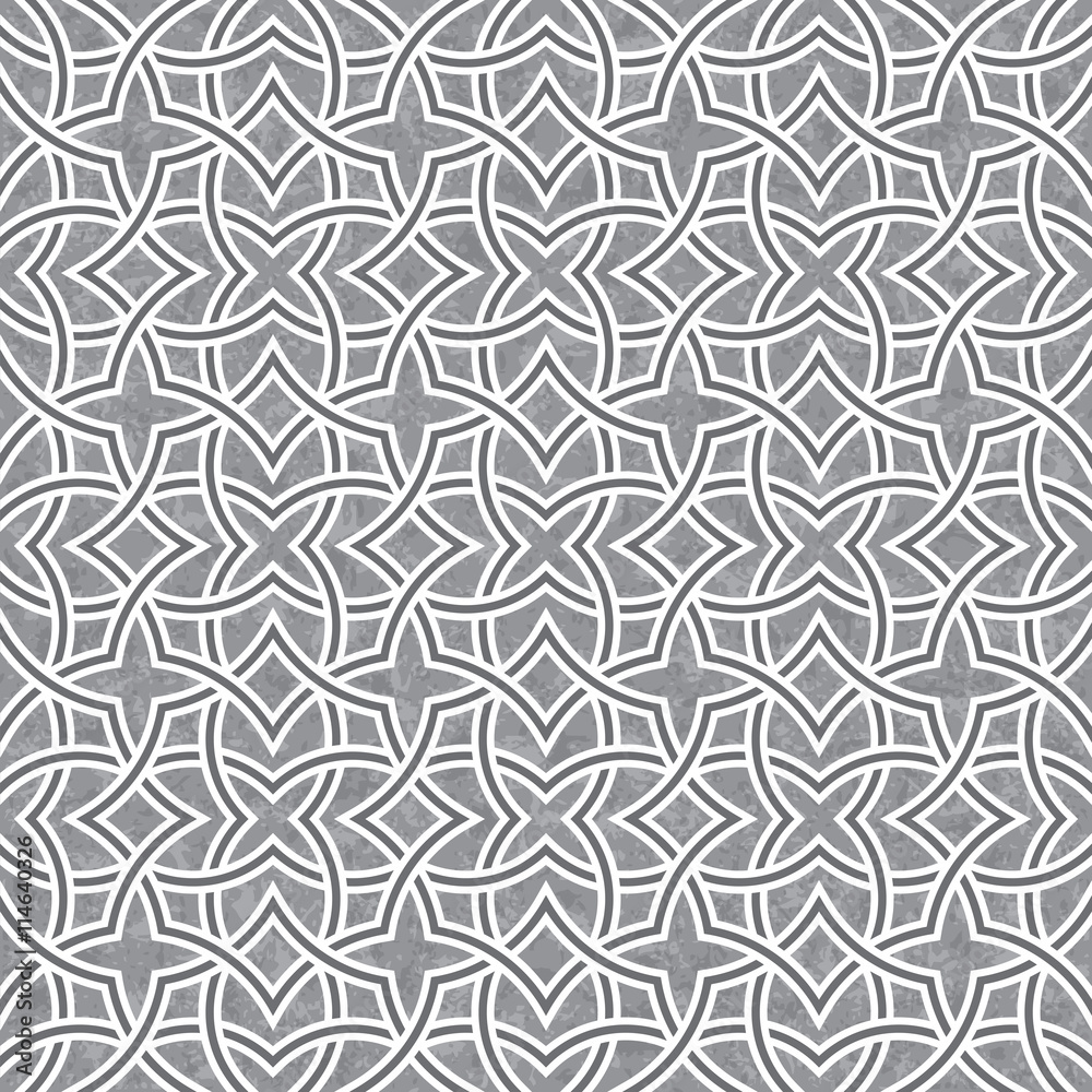 Geometric abstract pattern background. Dark Grey wallpaper, vector illustration