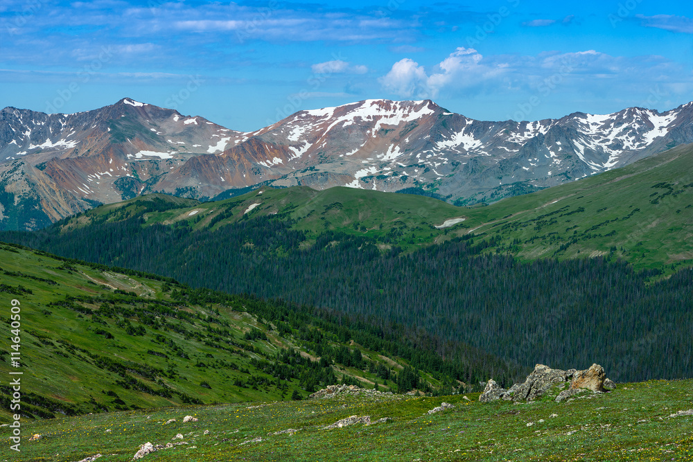 Rocky Mountain National Park landscape.  Colorado, USA.
