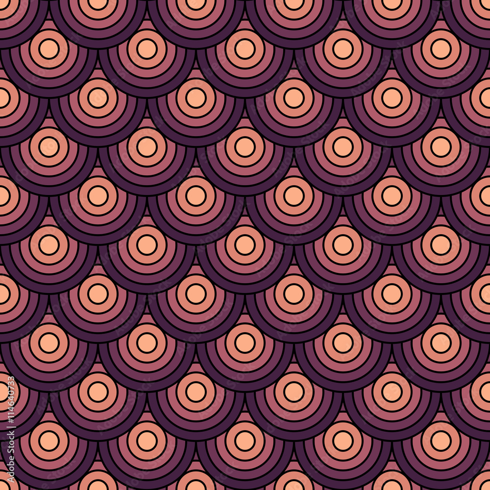 Circles background violet