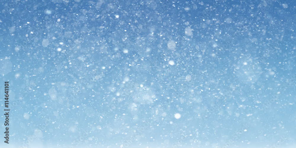 Snow scene background