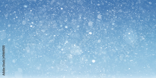 Fotografie, Obraz Snow scene background