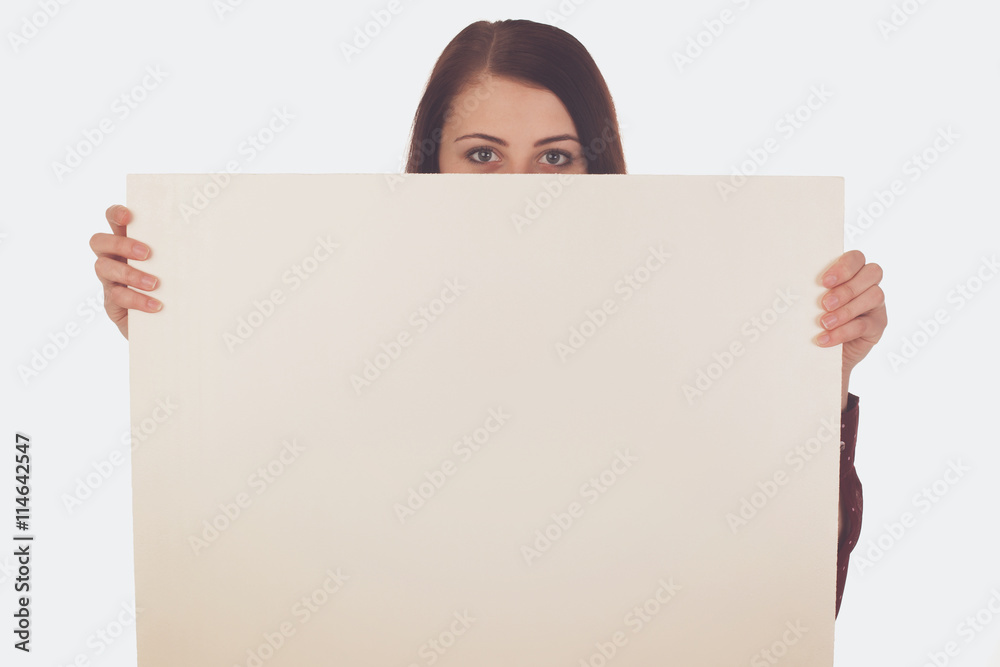 Canvas in hands Canvas in hands
