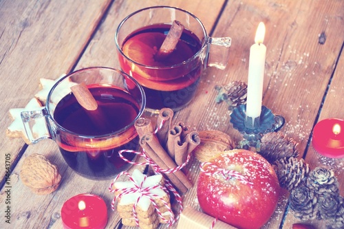 Grußkarte - Glühwein - Weih...