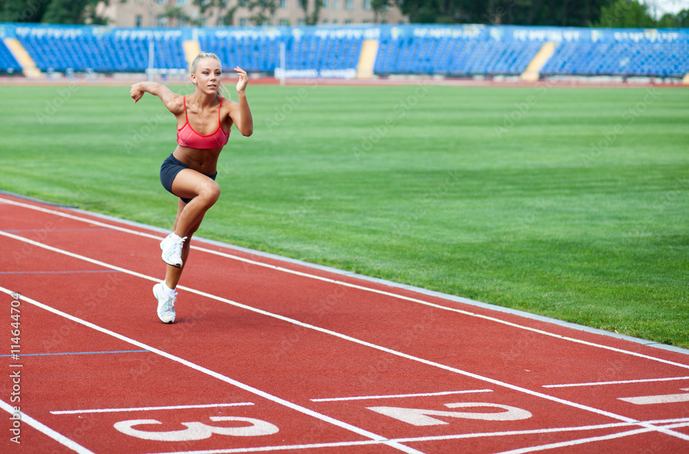 Obraz premium Sporty woman
