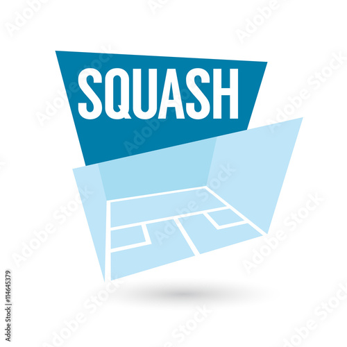 modern squash sign