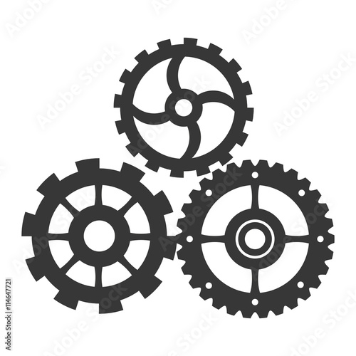 three gears icon