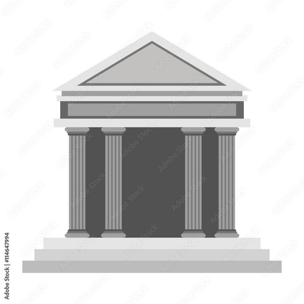 ancient greek building icon