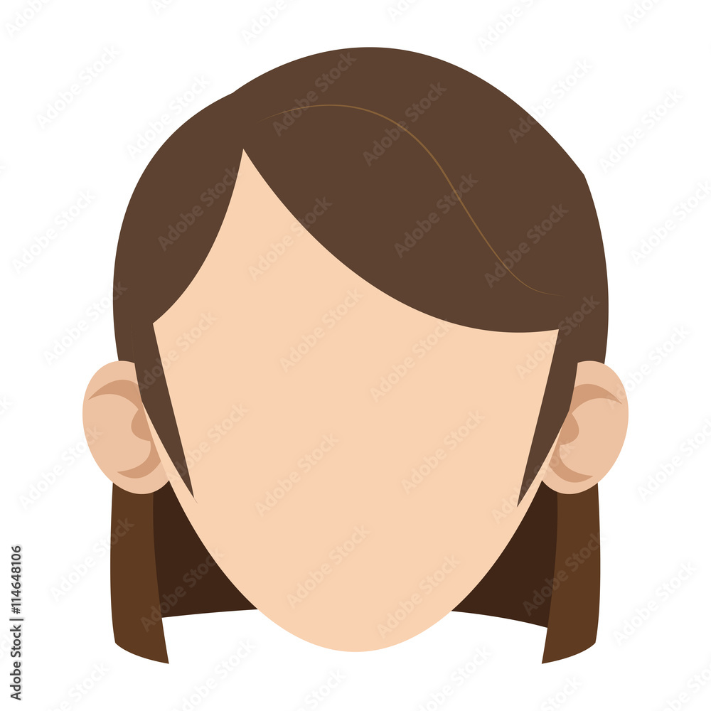 head of woman icon head of woman icon
