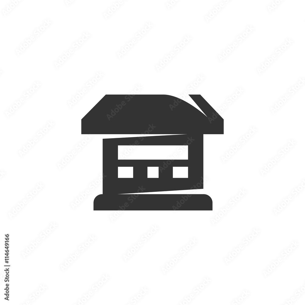 Vector Store icon isolated on a white background Vector Store icon isolated on a white background