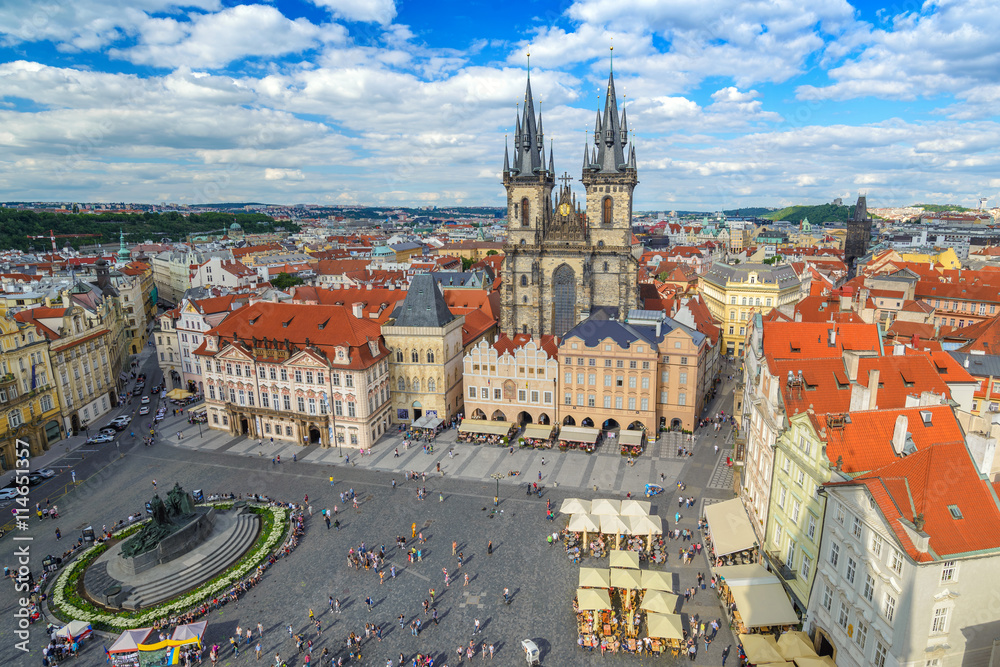 Old town square, Prague, Czech Republic