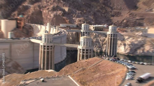 Hoover Dam southeast of Las Vegas                