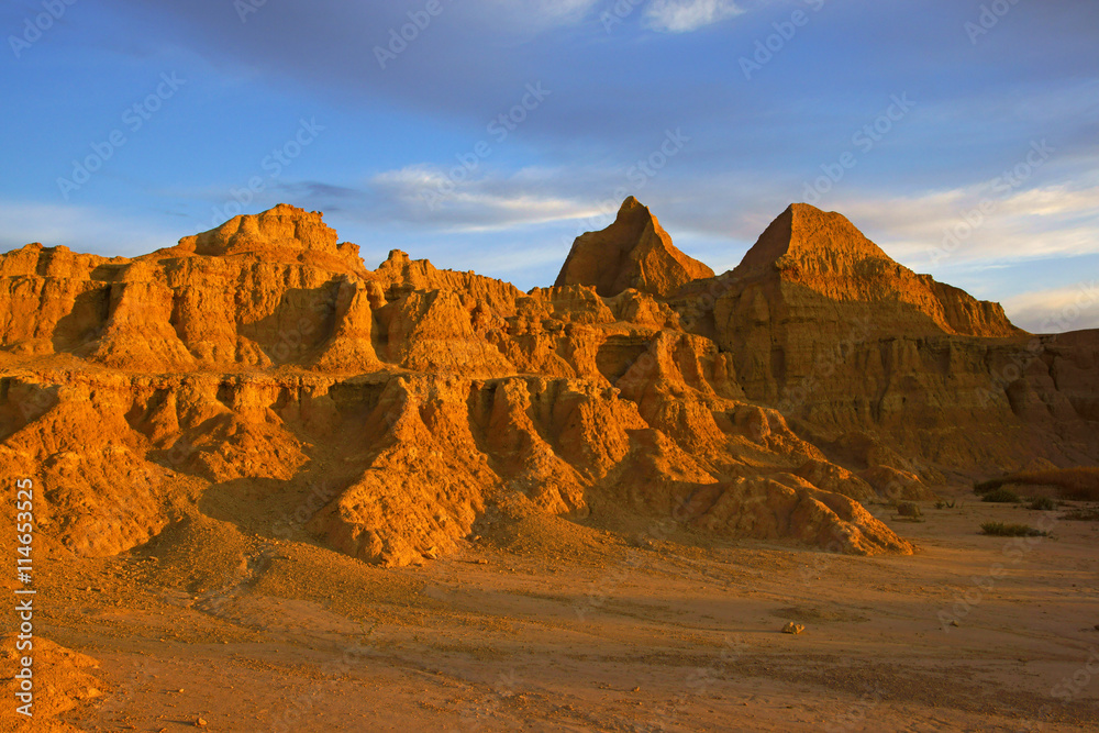 Sunrise nature landscape at Badlands National Park in South Dakota Sunrise nature landscape at Badlands National Park in South Dakota