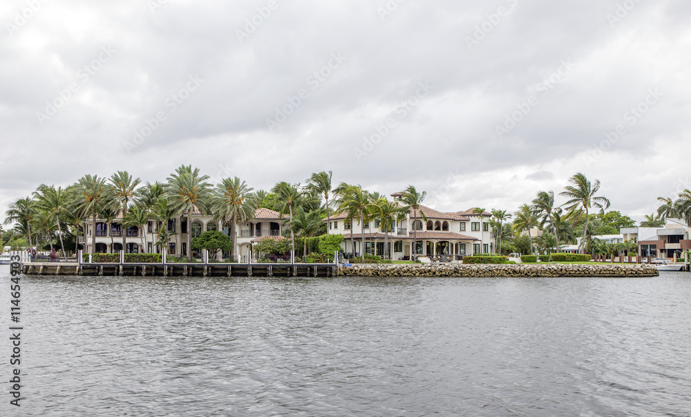 Waterfront real estate in Fort Lauderdale, Florida
