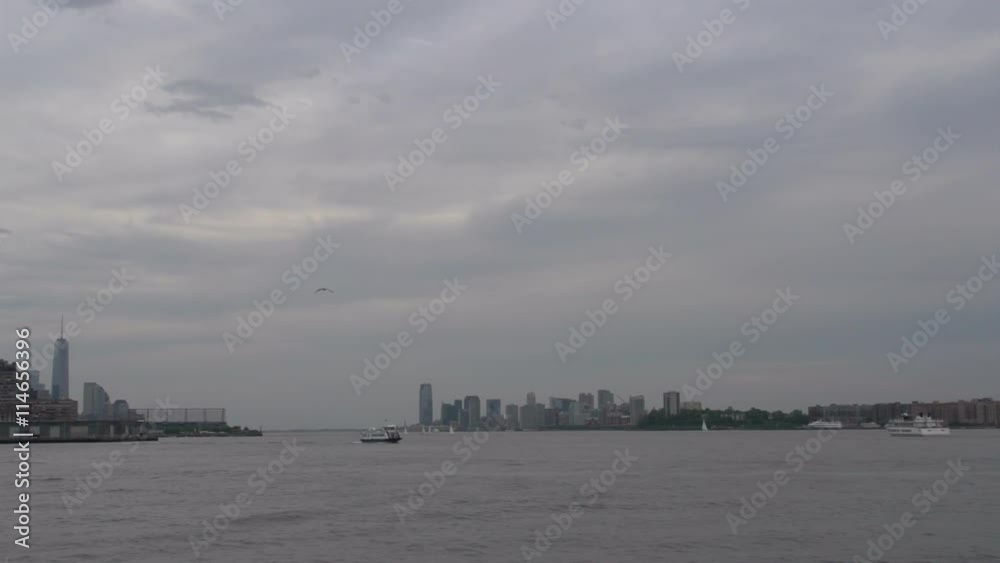 Leaving Manhattan, New York City, USA Leaving Manhattan, New York City, USA