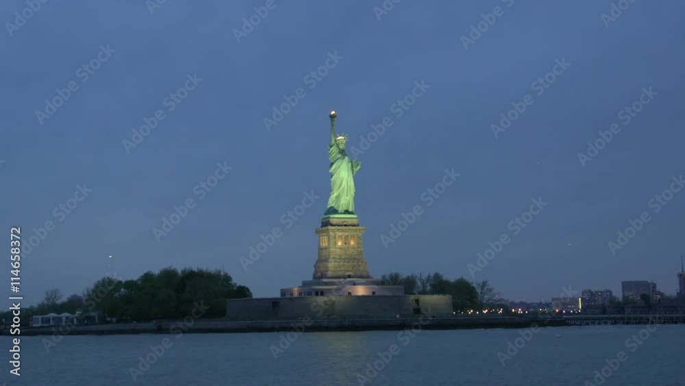 Statue of Liberty at night, New York City, USA Statue of Liberty at night, New York City, USA