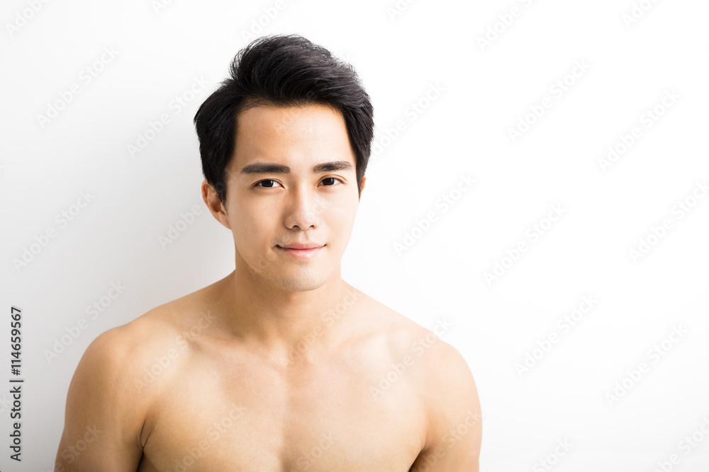 Close up portrait of handsome young man Close up portrait of handsome young man