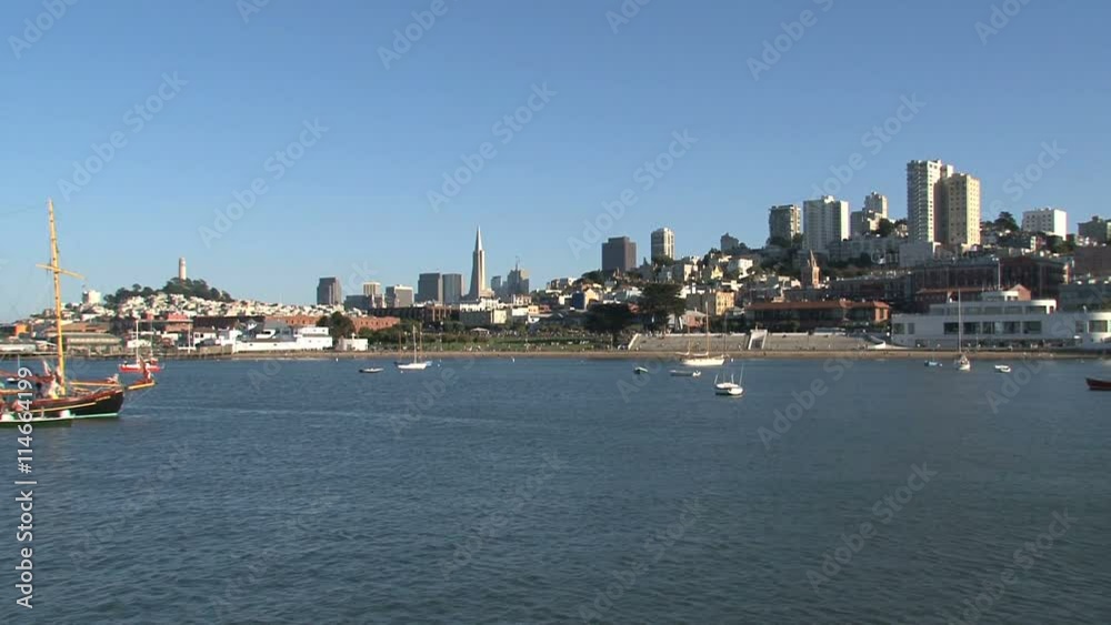 San Francisco skyline zoom out San Francisco skyline zoom out