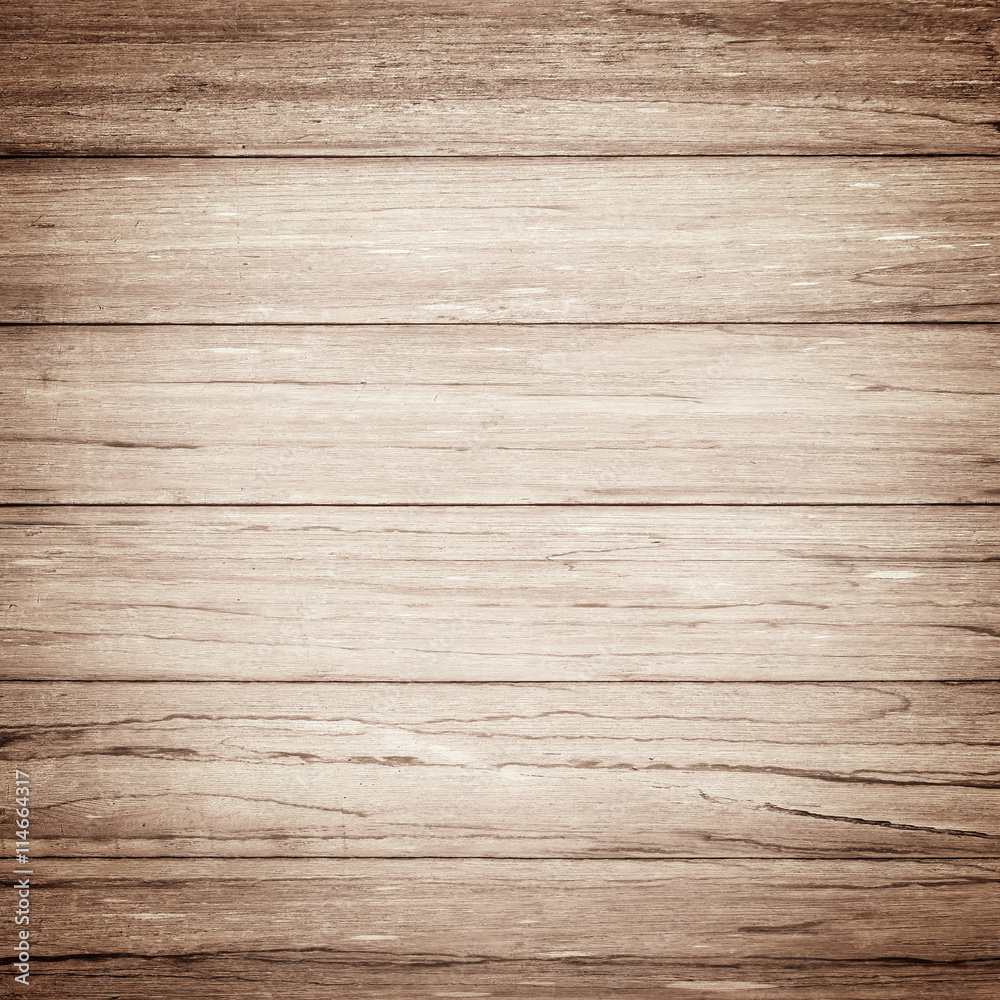 Naklejka premium Wood wall plank browne texture background