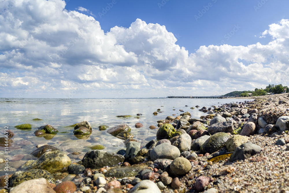 Fototapeta premium Baltic sea in Poland,