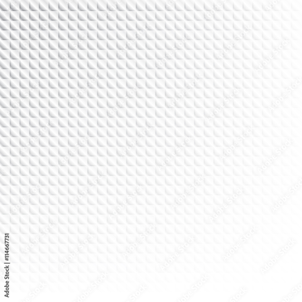 Abstract perspective background with white & grey toned square shapes Abstract perspective background with white & grey toned square shapes
