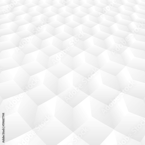 White and gray soft squares, abstract perspective background