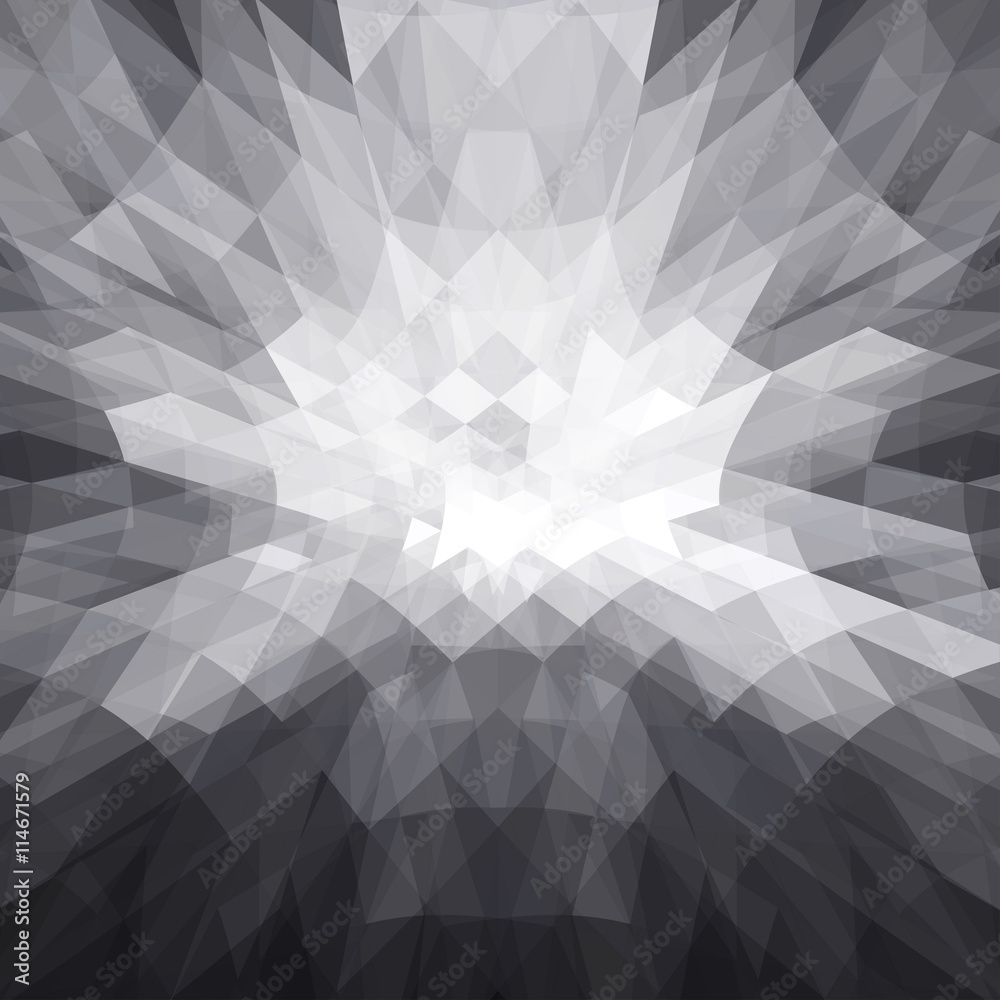 Fototapeta premium Abstract grey techno style futuristic background. Vector illustration.