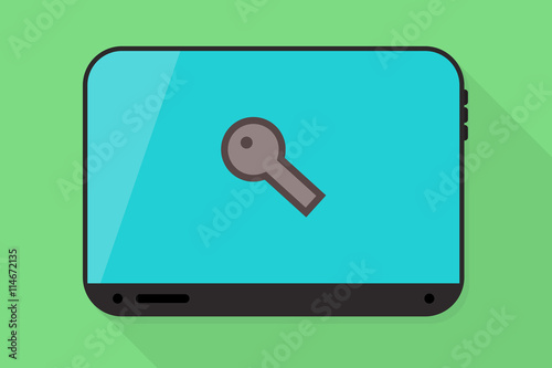 Tablet vector illustration