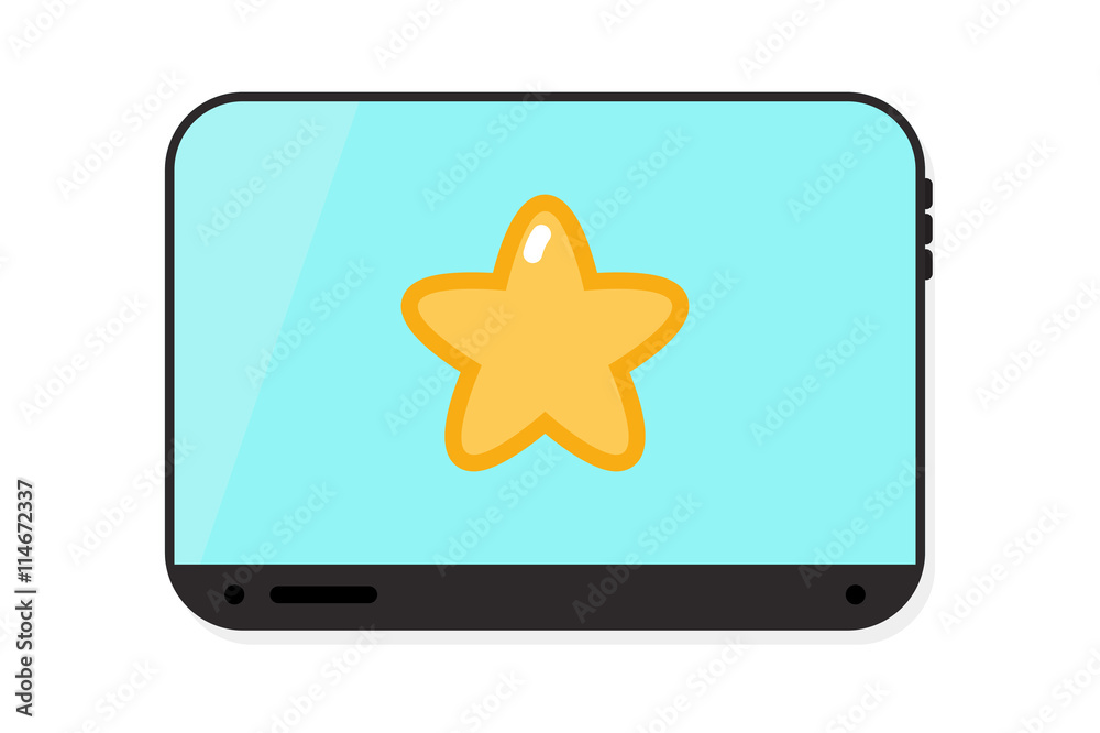 Tablet vector illustration Tablet vector illustration