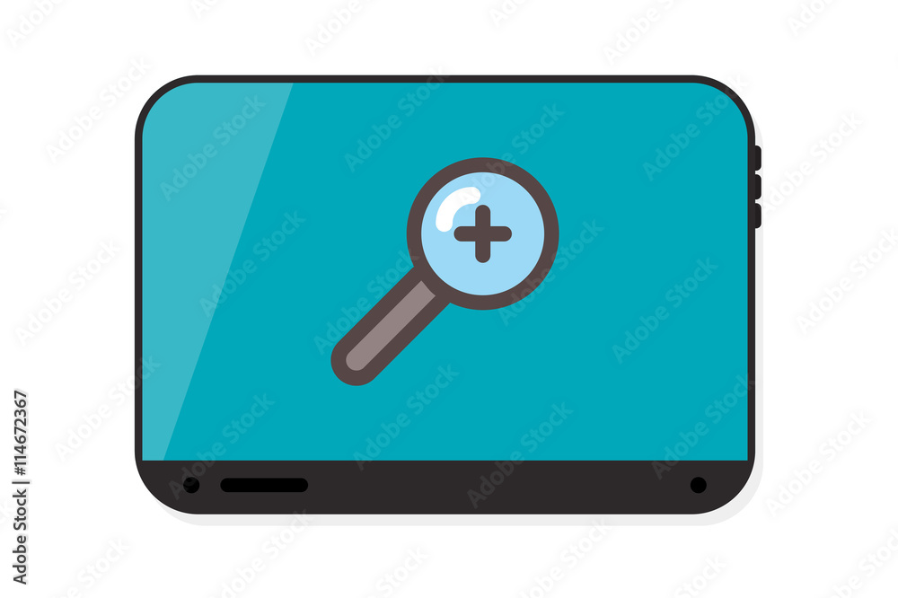 Tablet vector illustration Tablet vector illustration