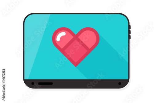 Tablet vector illustration