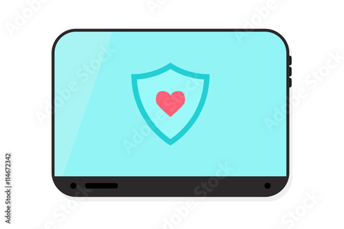 Tablet vector illustration