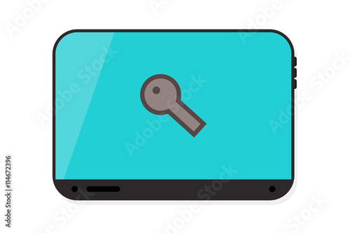 Tablet vector illustration