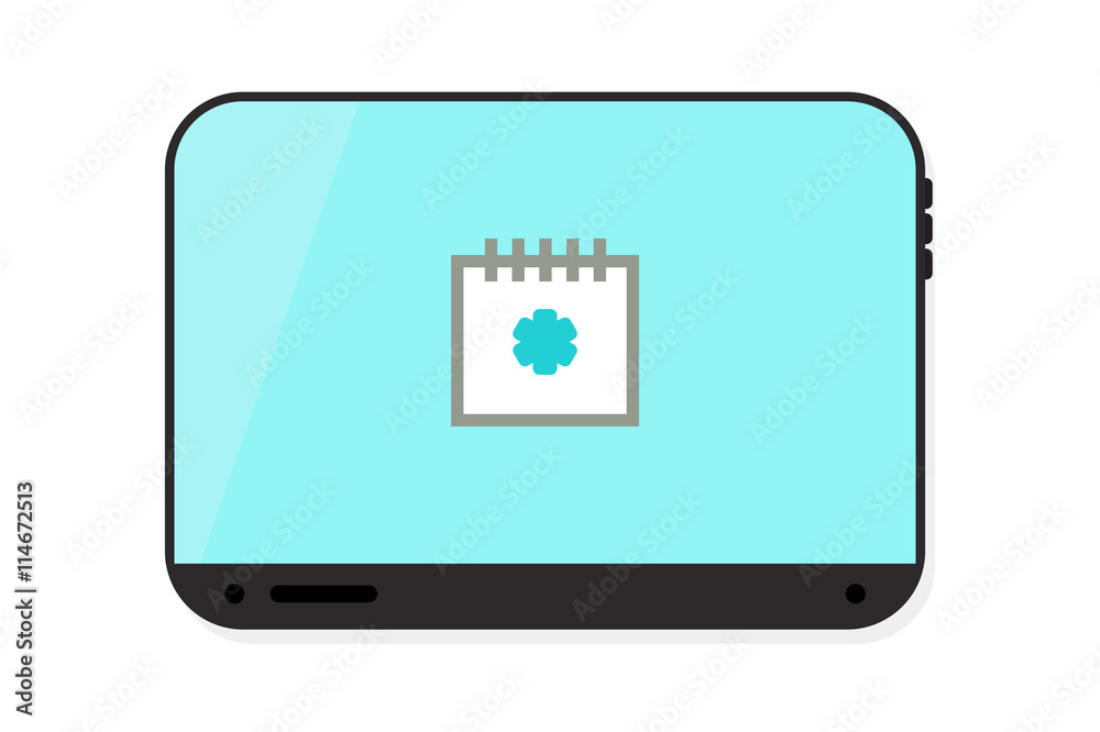Tablet vector illustration Tablet vector illustration